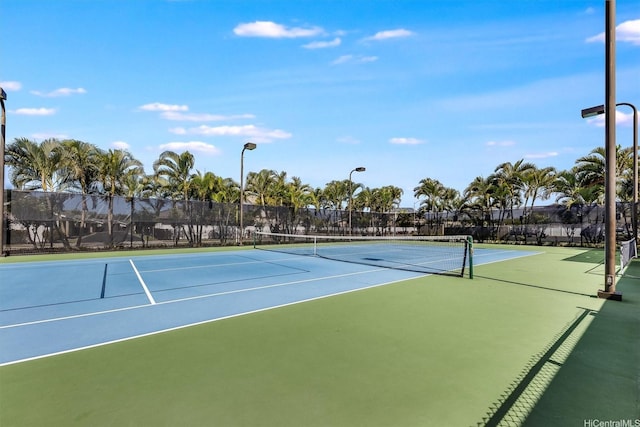 91-1322 Keoneula Blvd Unit 403, Ewa Beach, HI 96706 - view of tennis court featuring community basketball court and fence