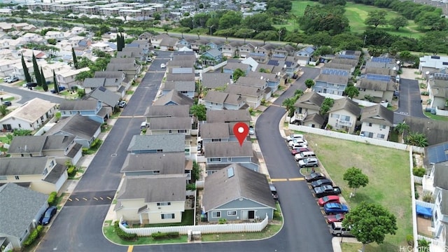 drone / aerial view featuring a residential view