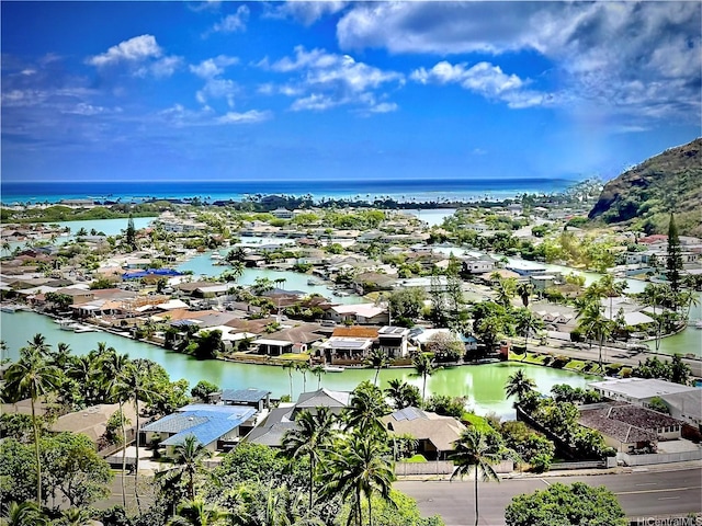 521 Hahaione St Unit 2-15L, Honolulu, HI 96825 - aerial perspective of suburban area featuring a nearby body of water