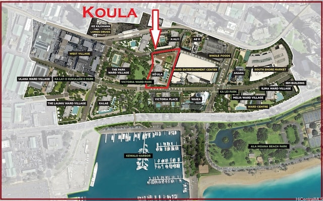 1000 Auahi St Unit 2607, Honolulu, HI 96814 - map / location