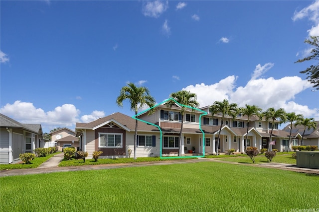 91-1200 Kaileolea Dr Unit 2K2, Ewa Beach, HI 96706 - view of front facade with a front lawn and a residential view
