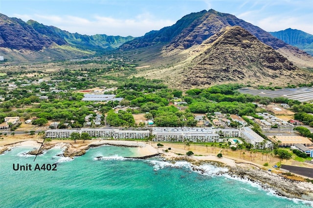 85-175 Farrington Hwy Unit A402, Waianae, HI 96792 - drone / aerial view of a water and mountain view