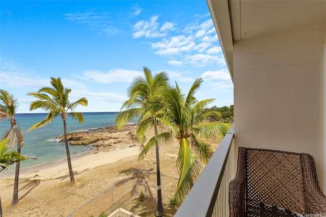 85-175 Farrington Hwy Unit A402, Waianae, HI 96792 - balcony with view of water and beach
