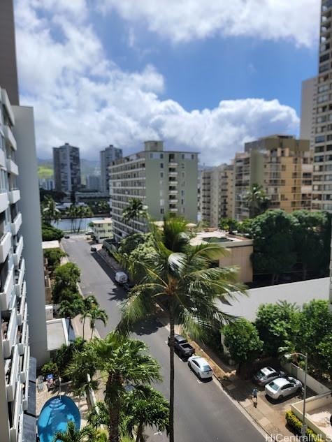 2140 Kuhio Ave Unit 801, Honolulu, HI 96815 - balcony with a city view