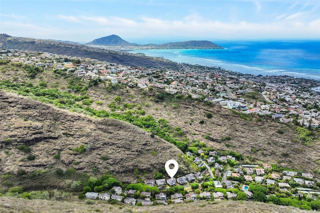 1623 Kalaniuka Way Unit 43, Honolulu, HI 96821 - aerial perspective of suburban area with a water and mountain view
