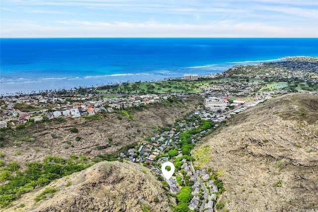 1623 Kalaniuka Way Unit 43, Honolulu, HI 96821 - aerial view of property and surrounding area featuring a nearby body of water