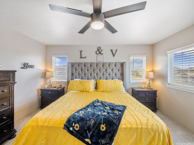 91-1483 Loiloi Loop, Ewa Beach, HI 96706 - bedroom featuring carpet floors and ceiling fan