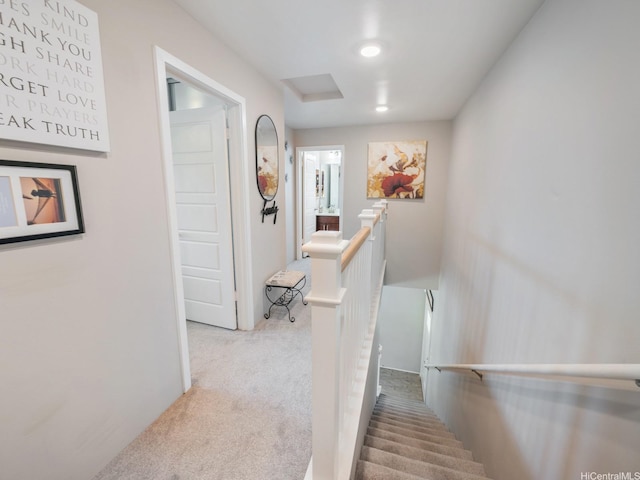 91-1483 Loiloi Loop, Ewa Beach, HI 96706 - corridor with carpet and an upstairs landing