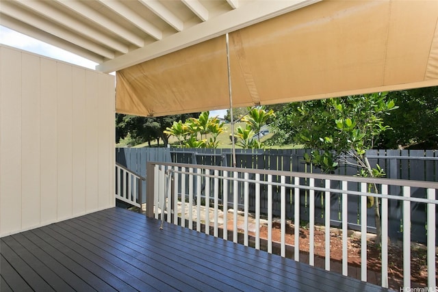 98-856 Iho Pl Unit 179, Aiea, HI 96701 - deck with a fenced backyard