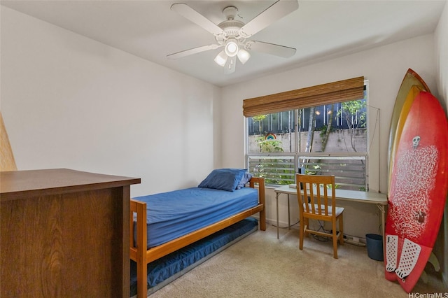 1315 Onioni St, Kailua, HI 96734 - bedroom with carpet floors and a ceiling fan