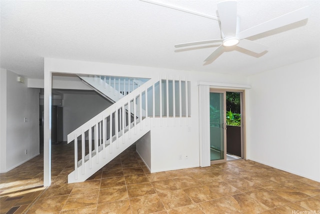 46-318 Haiku Rd Unit 70, Kaneohe, HI 96744 - spare room featuring stairway and a ceiling fan
