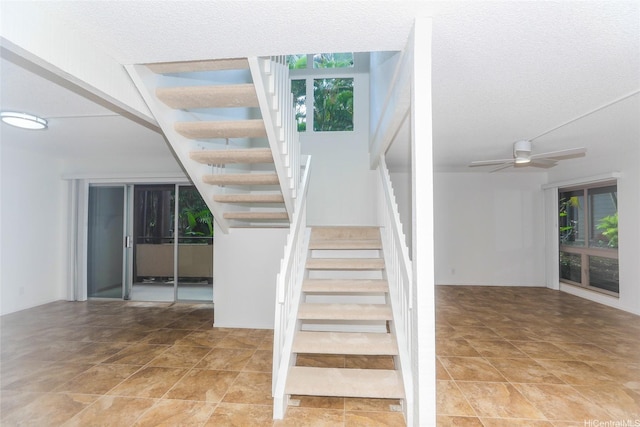 46-318 Haiku Rd Unit 70, Kaneohe, HI 96744 - stairs featuring ceiling fan