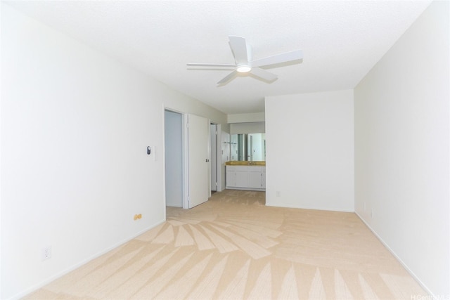 46-318 Haiku Rd Unit 70, Kaneohe, HI 96744 - empty room with light carpet and ceiling fan