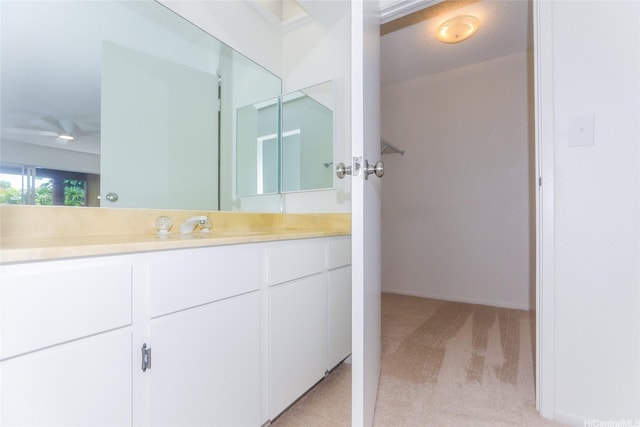 46-318 Haiku Rd Unit 70, Kaneohe, HI 96744 - bathroom featuring vanity and ceiling fan