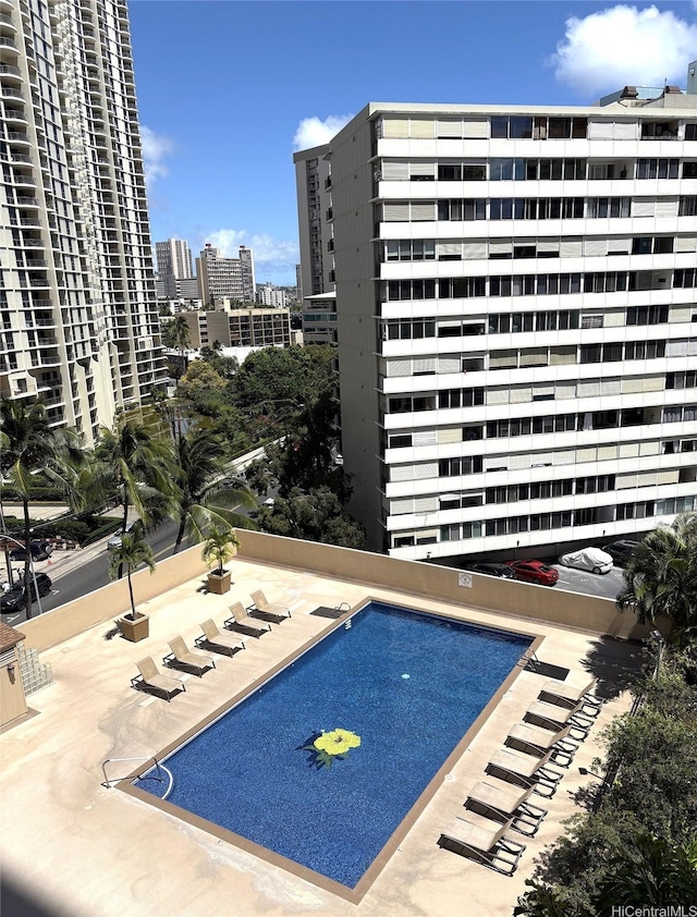 411 Hobron Ln Unit 903, Honolulu, HI 96815 - community pool featuring a city view