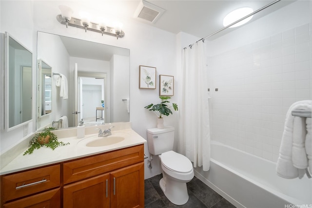 91-1039 Kamaaha Ave Unit 1505, Kapolei, HI 96707 - full bath featuring vanity, shower / bath combo with shower curtain, and tile patterned floors