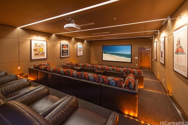 1555 Kapiolani Blvd Unit 1800, Honolulu, HI 96814 - home theater featuring carpet floors