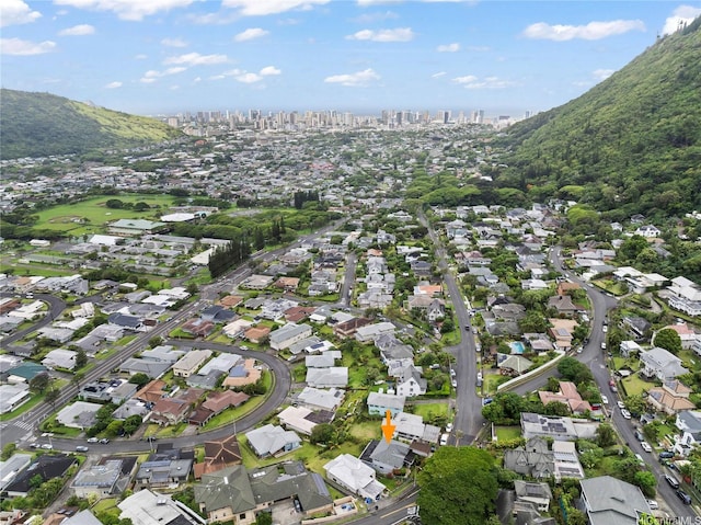 3251 Oahu Ave, Honolulu, HI 96822 - aerial view of property and surrounding area with nearby suburban area