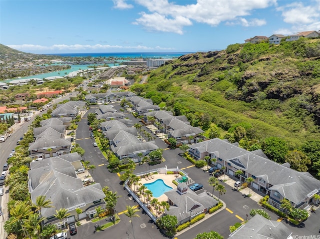 7188 Hawaii Kai Dr Unit 244, Honolulu, HI 96825 - birds eye view of property with a residential view and a water view