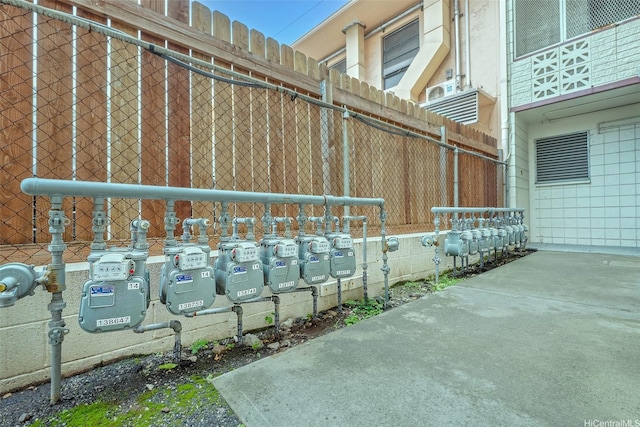 exterior space with fence