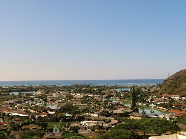 555 Hahaione St Unit 12D, Honolulu, HI 96825 - bird's eye view with a residential view and a water view