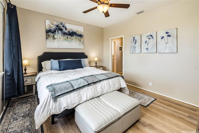 91-1154 Pekau St, Ewa Beach, HI 96706 - bedroom featuring wood finished floors, baseboards, and a ceiling fan