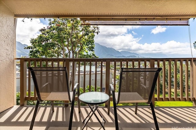 46-020 Aliikane Pl Unit 325, Kaneohe, HI 96744 - balcony with a mountain view