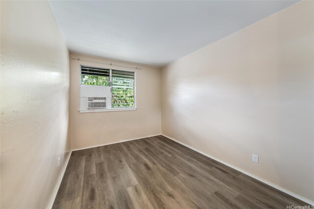 94-160 Anania Dr Unit 265, Mililani, HI 96789 - empty room with cooling unit, wood finished floors, and baseboards