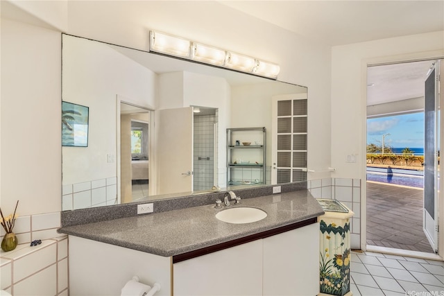31 Poipu Dr, Honolulu, HI 96825 - bathroom featuring tile patterned flooring and vanity