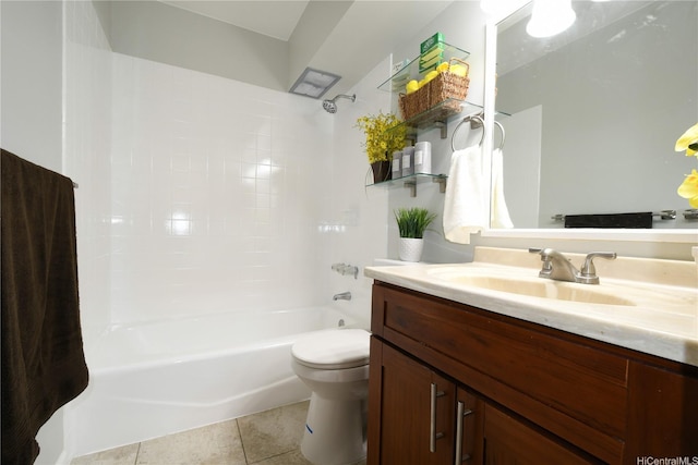 98-719 Iho Pl Unit 5/804, Aiea, HI 96701 - bathroom with vanity, washtub / shower combination, and tile patterned floors
