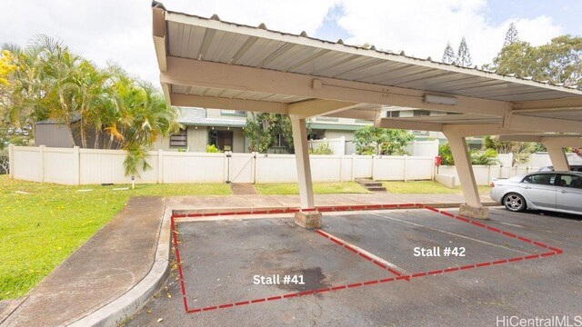 92-1244 Kikaha St Unit 14, Kapolei, HI 96707 - view of covered parking lot