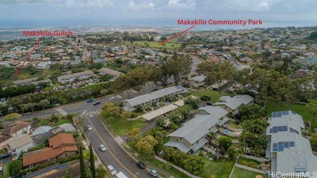92-1244 Kikaha St Unit 14, Kapolei, HI 96707 - aerial view of property and surrounding area with nearby suburban area