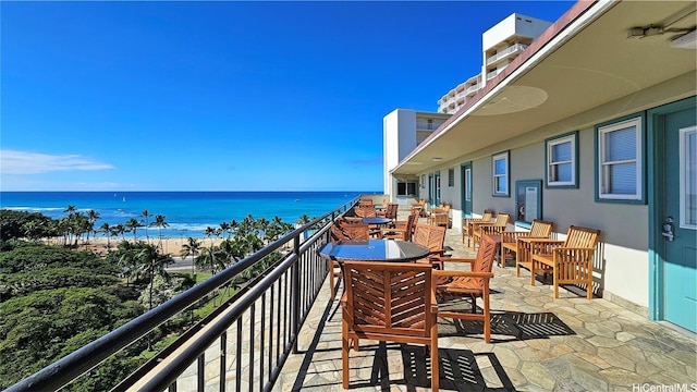134 Kapahulu Ave Unit 617, Honolulu, HI 96815 - balcony featuring a water view