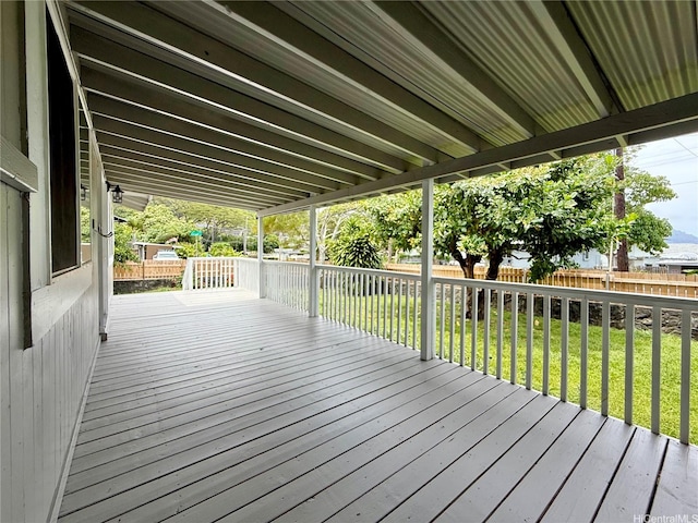 47-104 Hunaahi St, Kaneohe, HI 96744 - deck with a fenced backyard