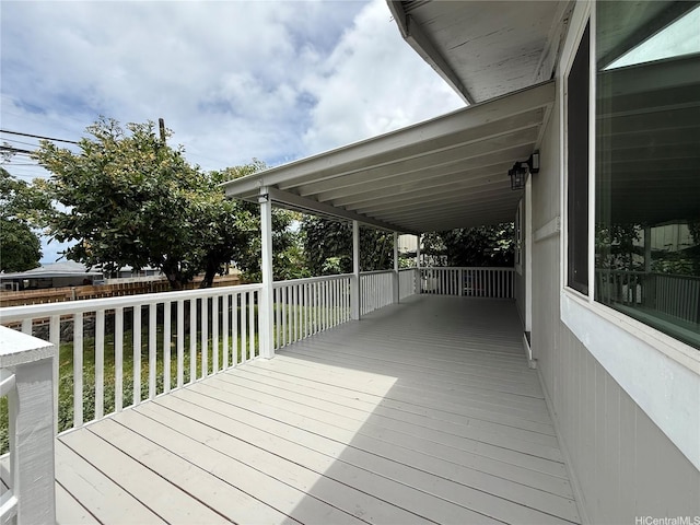47-104 Hunaahi St, Kaneohe, HI 96744 - view of wooden terrace