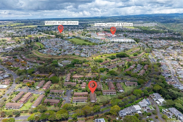 drone / aerial view