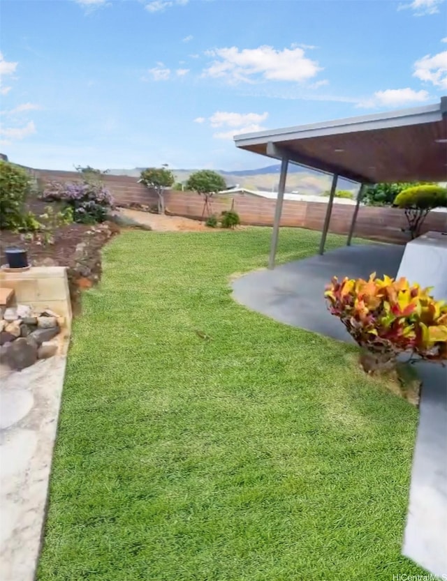362 Waiopua Pl, Honolulu, HI 96825 - view of yard featuring a patio area