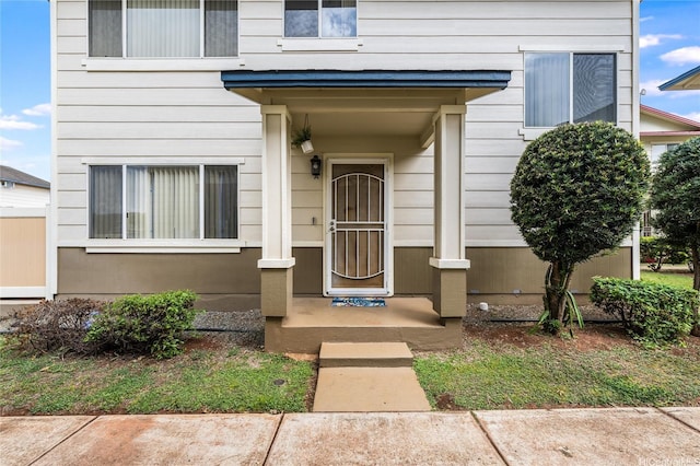 view of entrance to property
