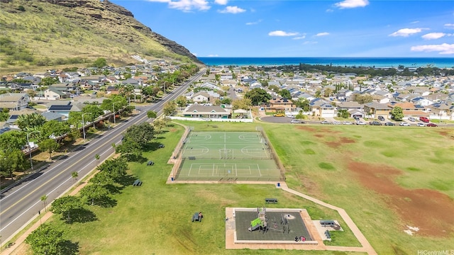 87-1801 Mokila St, Waianae, HI 96792 - aerial view with a water view and a residential view