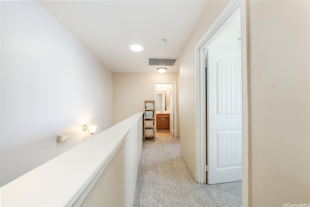 87-1801 Mokila St, Waianae, HI 96792 - corridor with light colored carpet and visible vents