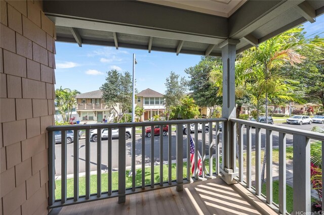 91-1180 Waiemi St, Ewa Beach, HI 96706 - balcony featuring a residential view