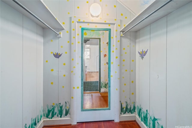 3637 Nihipali Pl, Honolulu, HI 96816 - walk in closet featuring dark wood-style flooring
