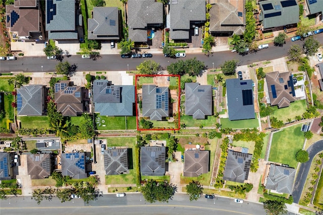 92-1199 Pueonani St, Kapolei, HI 96707 - aerial view of residential area featuring property parcel outlined