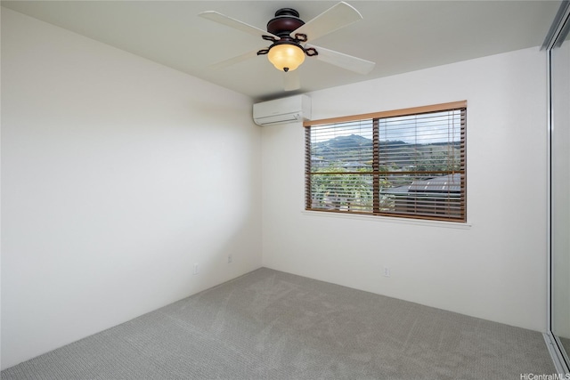 92-1199 Pueonani St, Kapolei, HI 96707 - unfurnished room featuring an AC wall unit, carpet flooring, and ceiling fan