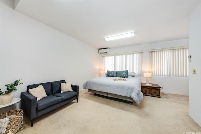 95-207 Waipono St, Mililani, HI 96789 - bedroom featuring a wall mounted air conditioner and carpet flooring