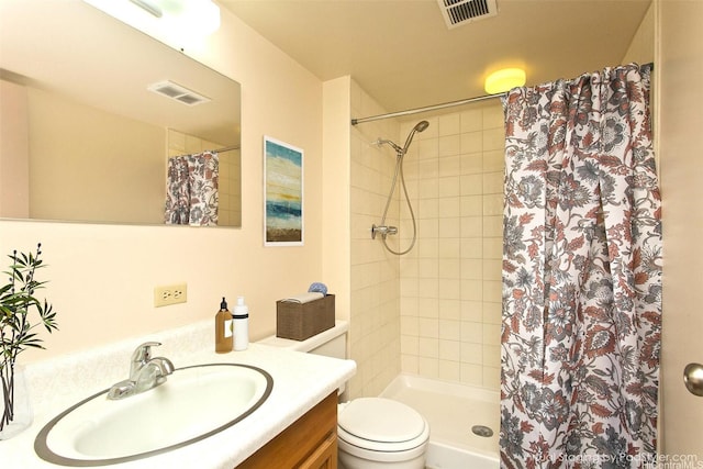 3161 Ala Ilima St Unit 1515, Honolulu, HI 96818 - bathroom with a shower stall, toilet, vanity, and visible vents