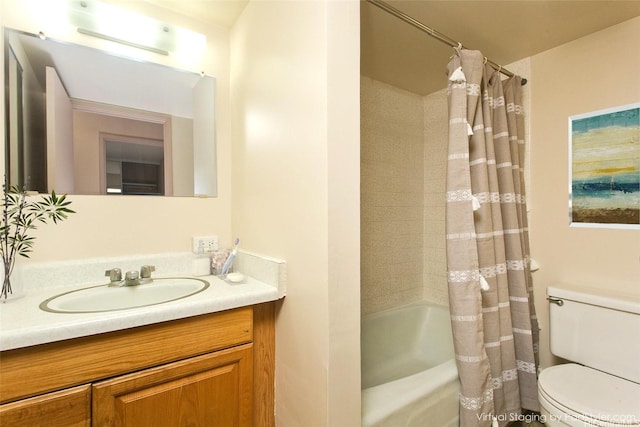 3161 Ala Ilima St Unit 1515, Honolulu, HI 96818 - full bathroom with toilet, vanity, and shower / tub combo with curtain