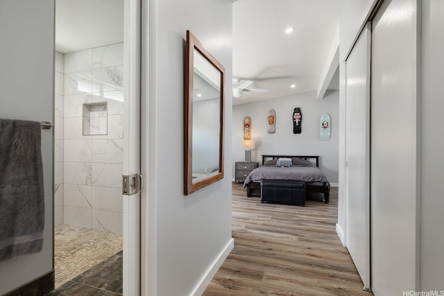 914 Lemiwai St, Wahiawa, HI 96786 - hallway with wood finished floors and recessed lighting