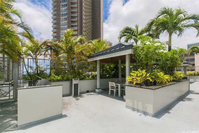 1631 Kapiolani Blvd Unit 4004, Honolulu, HI 96814 - view of patio / terrace featuring area for grilling and a gazebo