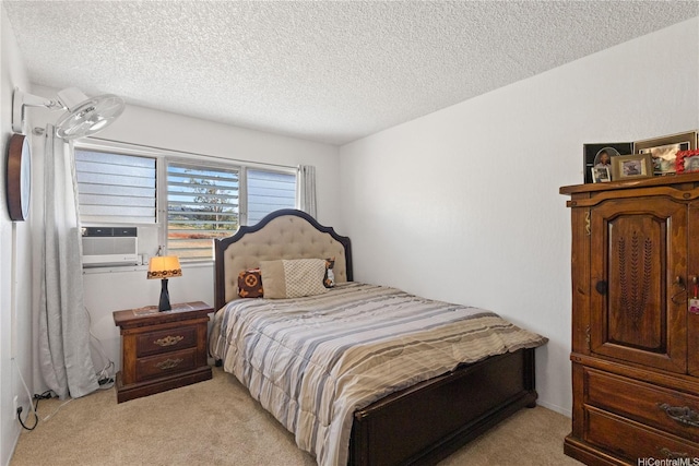 92-1327 Panana St Unit 49, Kapolei, HI 96707 - bedroom with light colored carpet, a textured ceiling, and cooling unit
